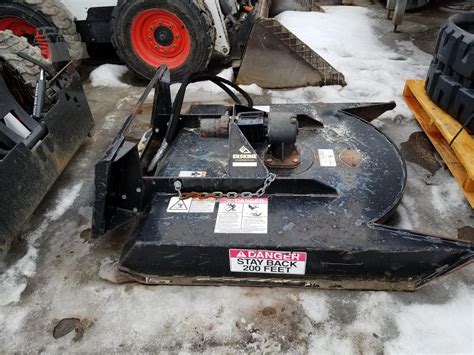 skid steer with mower rental|pull behind brush hog rental.